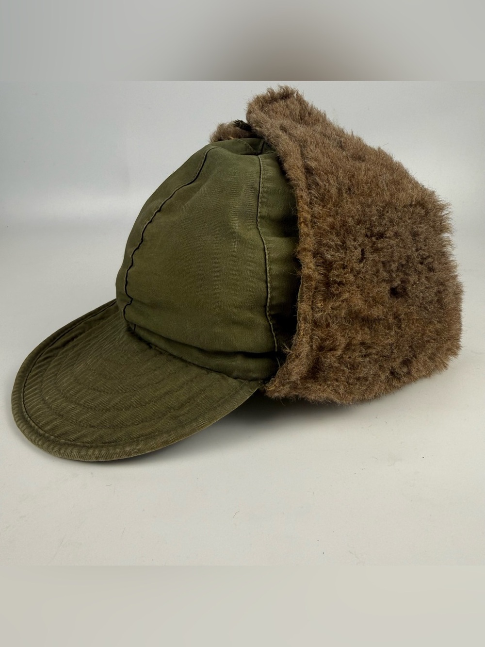 U.S. Army M-51 Field Pile Wool Cap with flap ears size 7 1953 Korean War